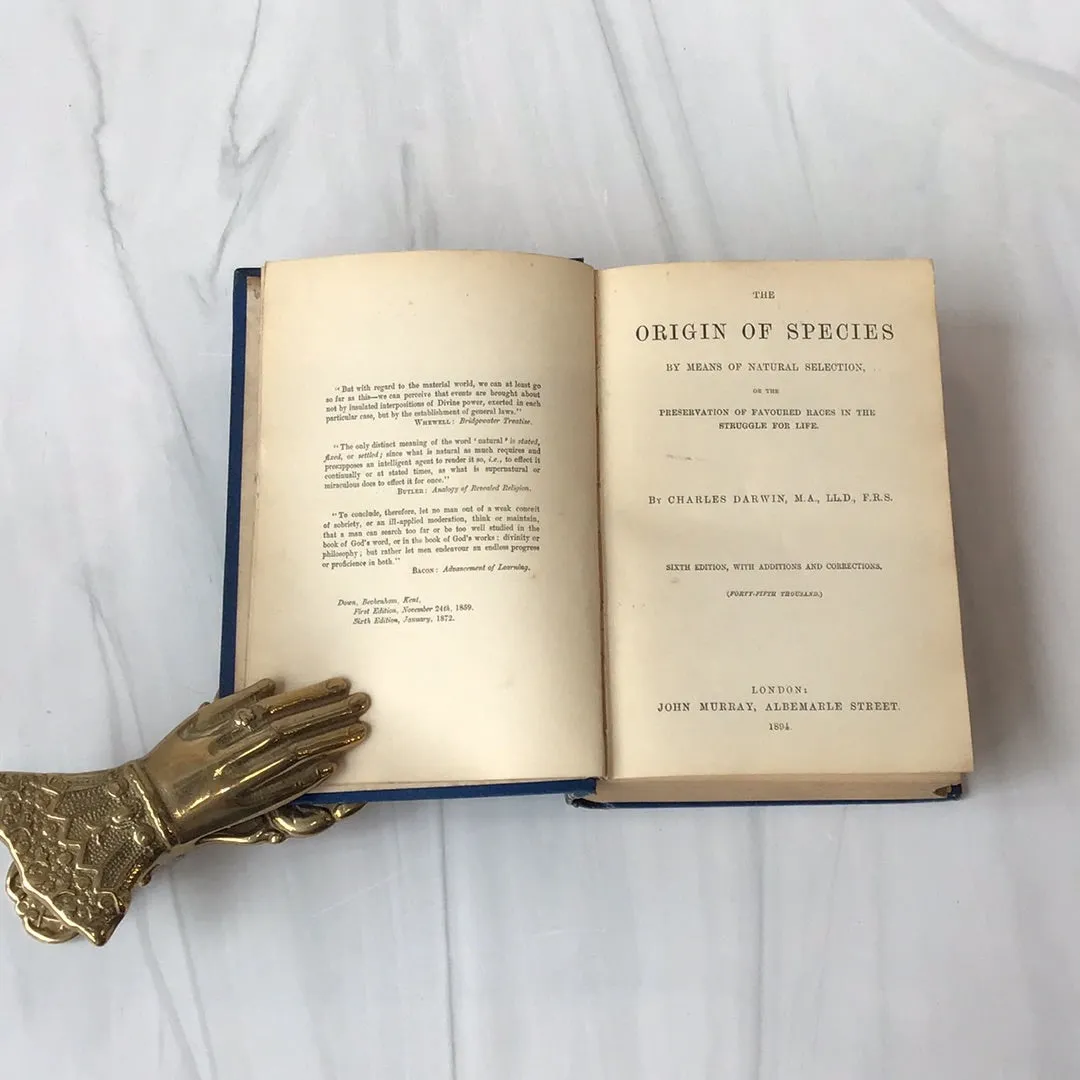 -Darwin's Origin of Species*