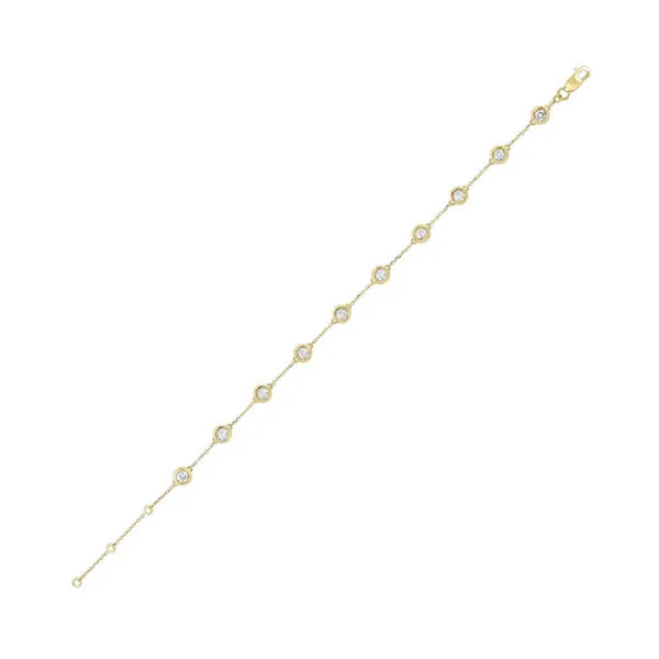 14KT Yellow Gold & Diamond Bracelet -1-1/3 ctw