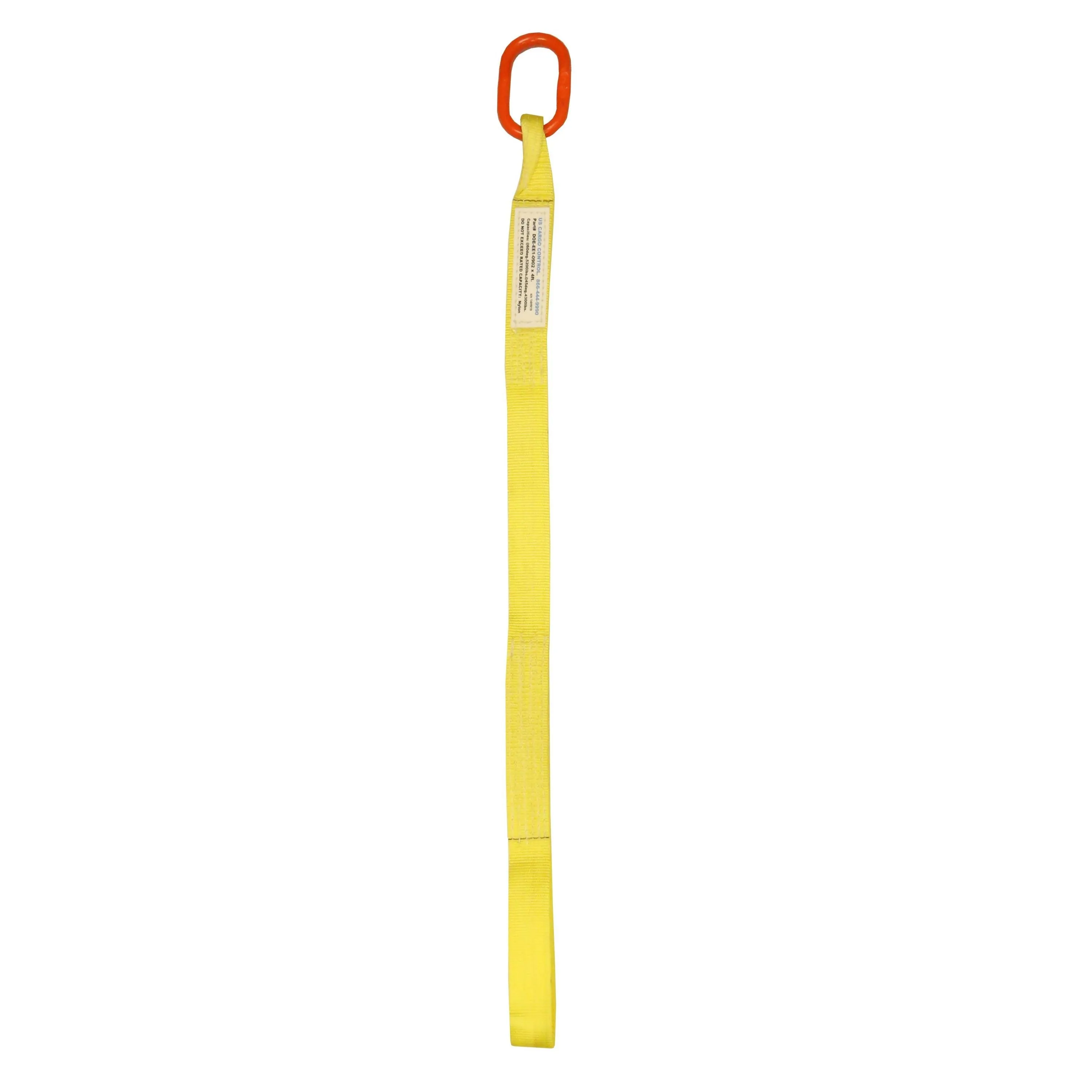 1"x3' (1 ply) Single Leg Nylon Sling w/ Master Link & Sewn Loop