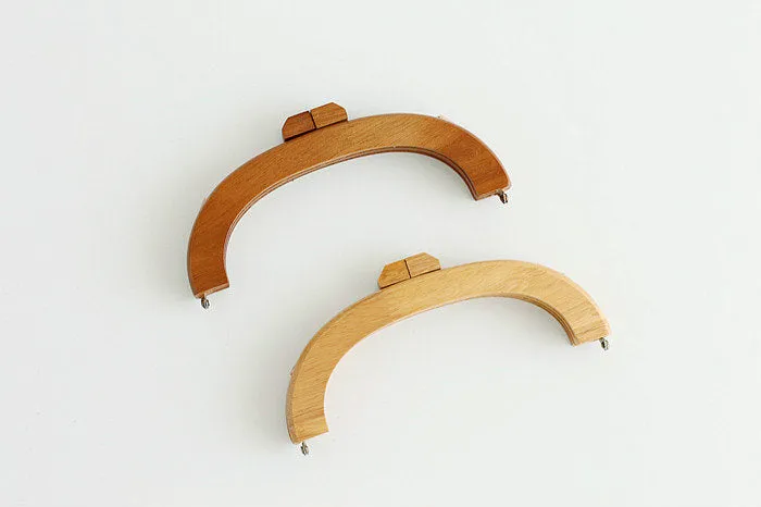20cm ( 8") Retro Purse Frame / Wood Purse Frame With Screws