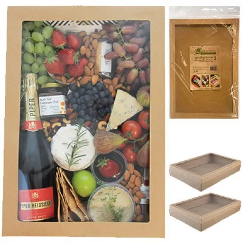 2pk Grazing Box - Kraft