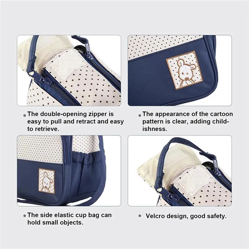 5pcs/set Women Travel Bag Waterproof Diaper Bag