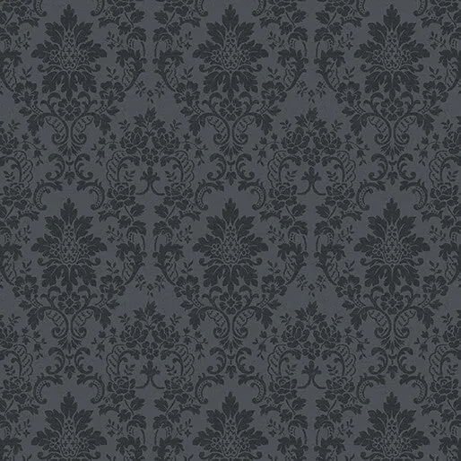 A Beautiful Life Truly Damask Charcoal #1602413B