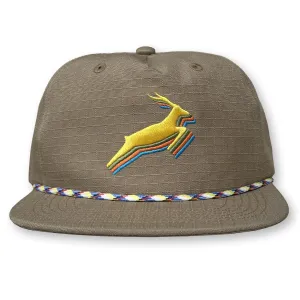 Antelope Rope Hat / Biscotti Ripstop Nylon with Buttercup Antelope