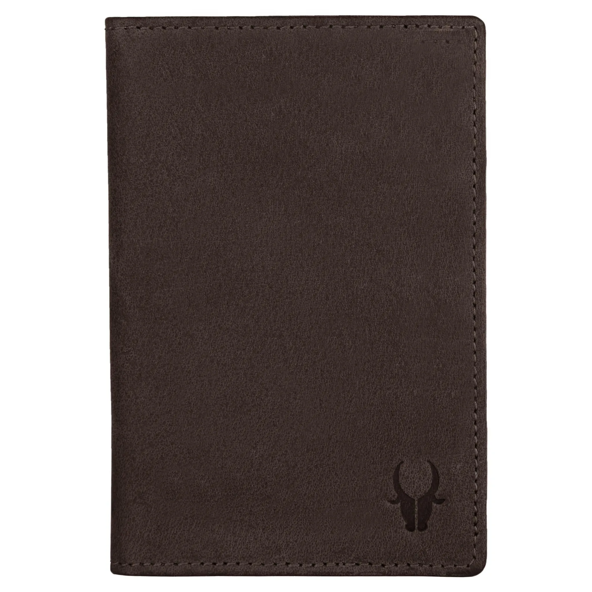 ARCHER RFID Protected Blue Saffiano Leather Passport Holder for Men & Women