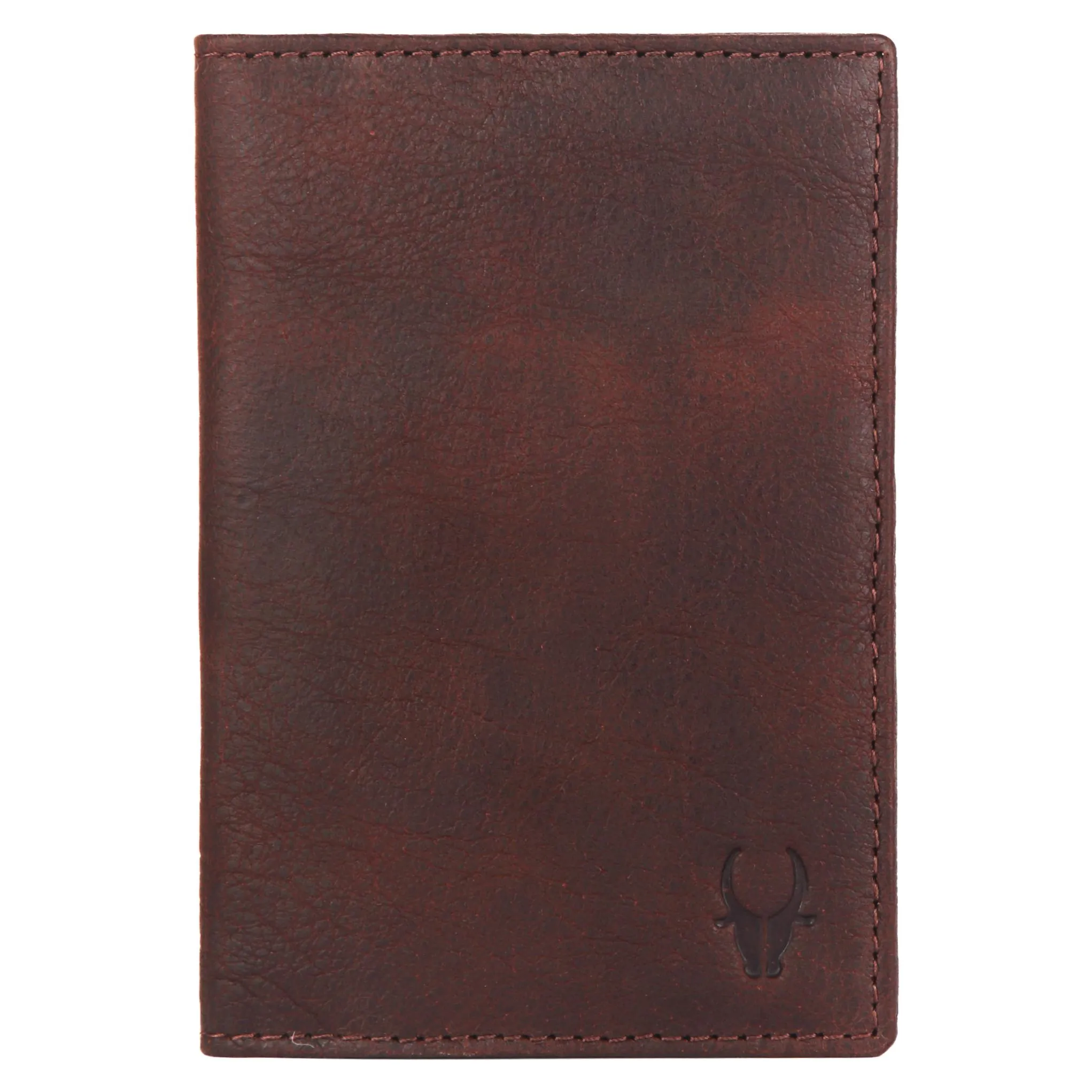 ARCHER RFID Protected Blue Saffiano Leather Passport Holder for Men & Women