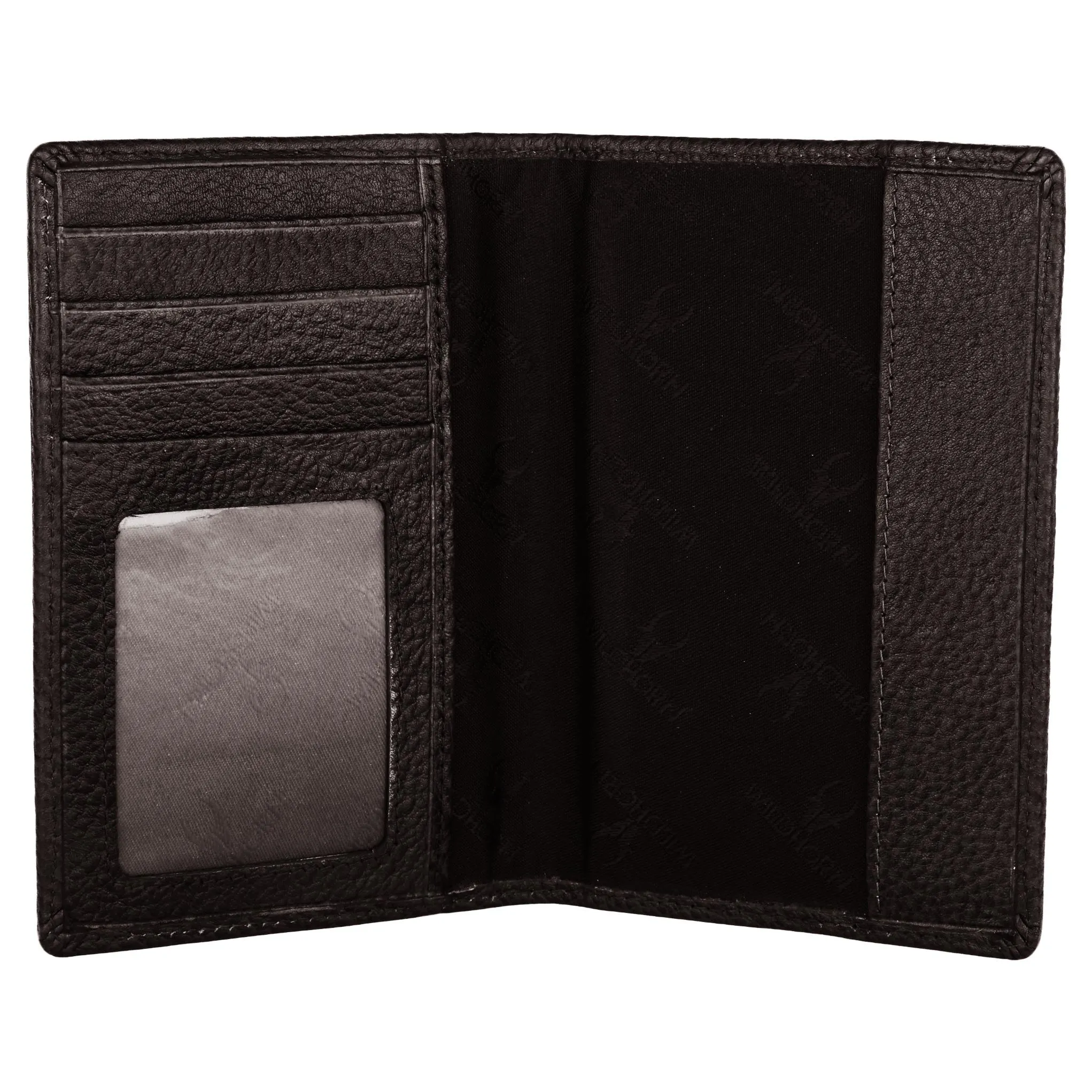 ARCHER RFID Protected Blue Saffiano Leather Passport Holder for Men & Women