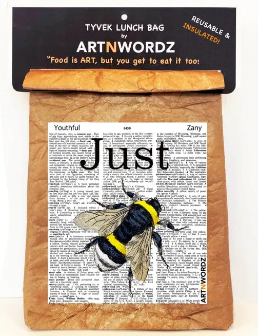 Artnwordz Just Bee Lunch Bag