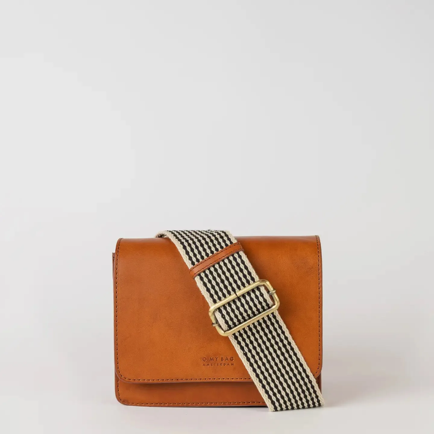 Audrey Mini - Leather Bag Cognac