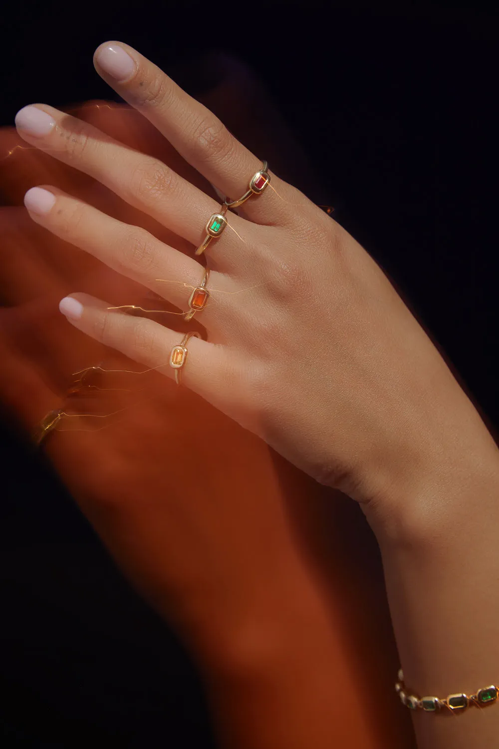 BABY BUBBLE RUBY RING