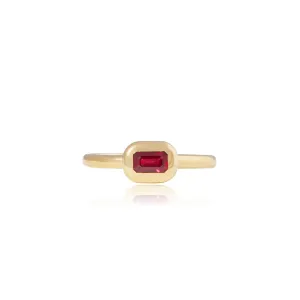 BABY BUBBLE RUBY RING