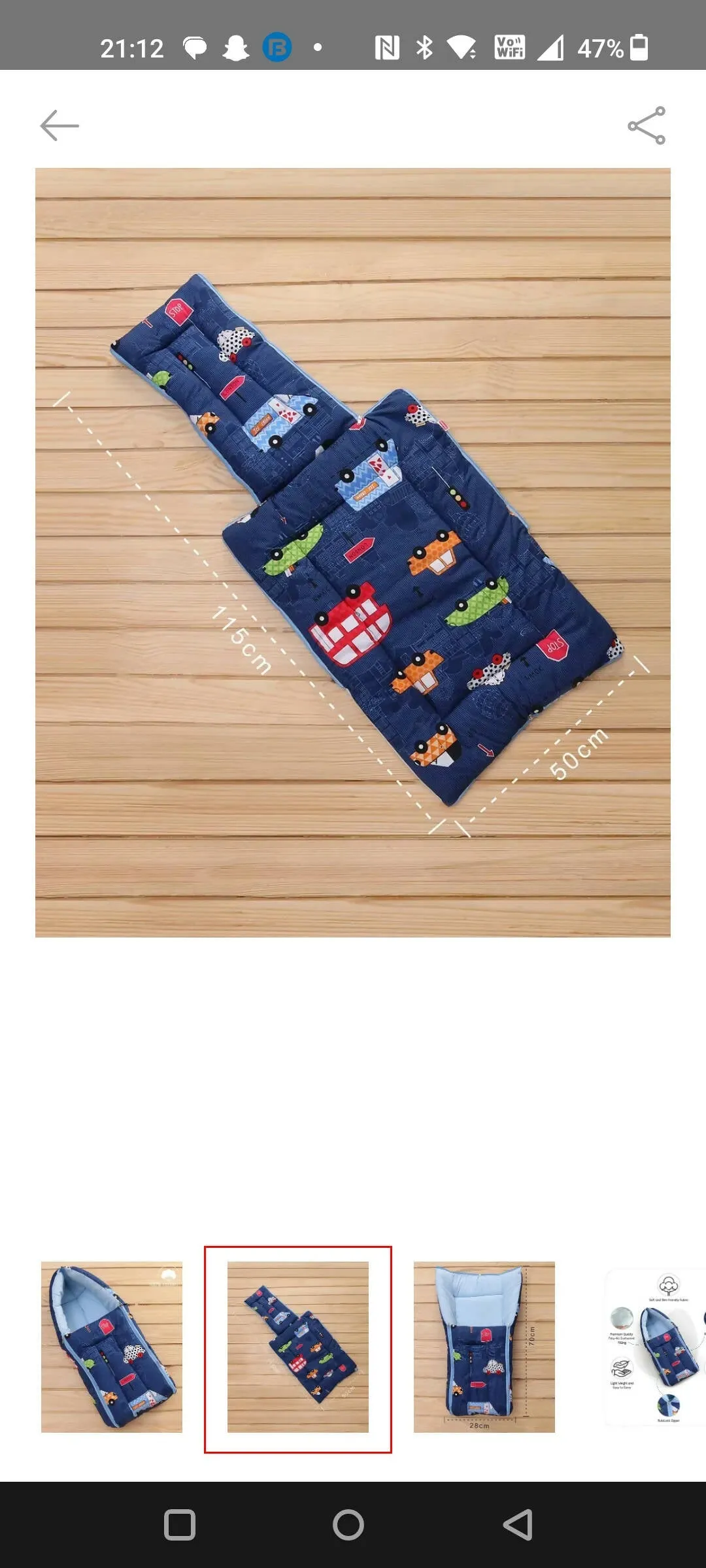BABYHUG Sleeping Bag/Nest bag