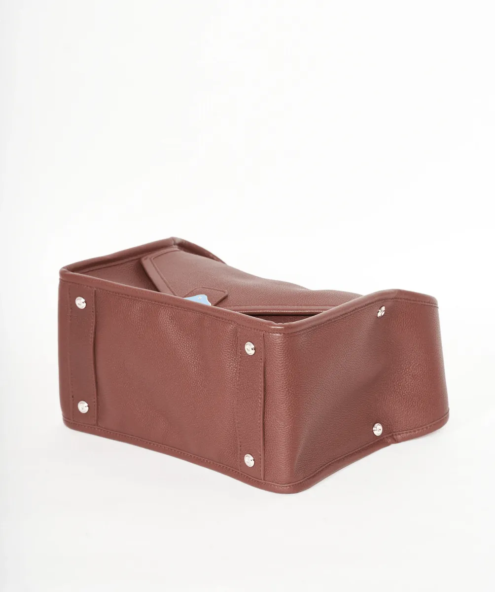 Balenciaga Burgundy Top Handle Bag