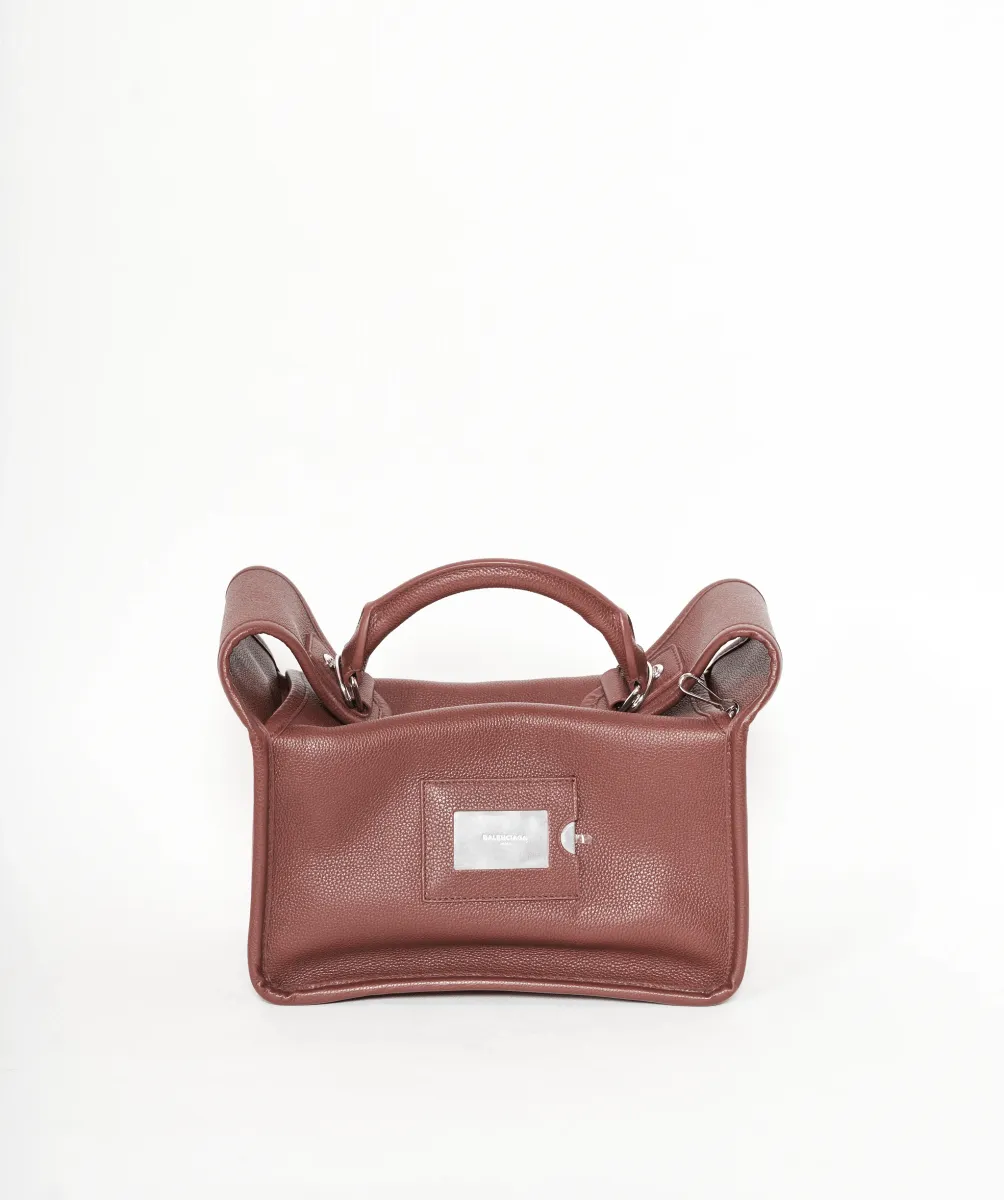 Balenciaga Burgundy Top Handle Bag