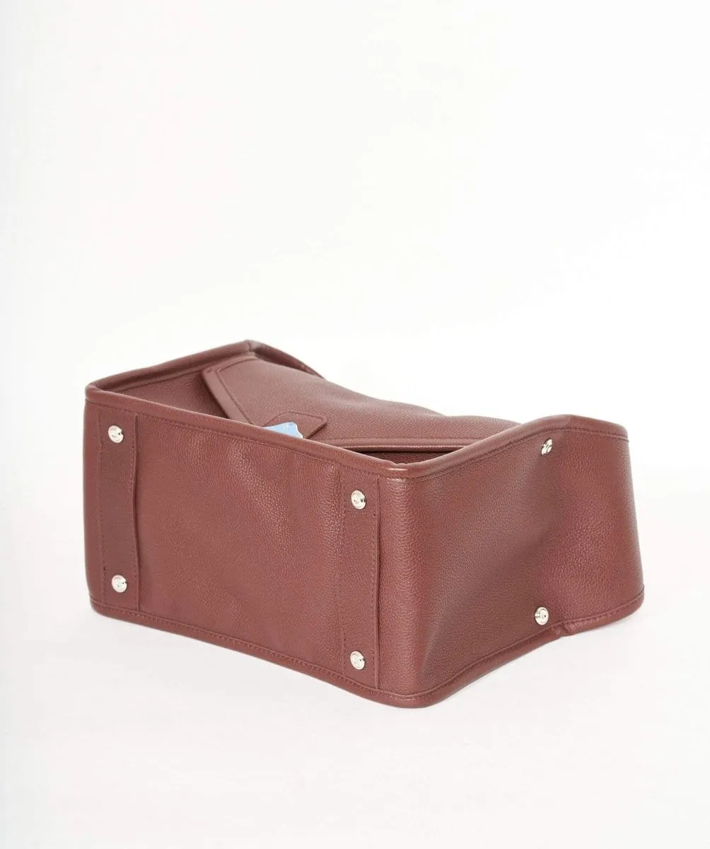 Balenciaga Burgundy Top Handle Bag