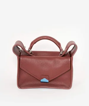 Balenciaga Burgundy Top Handle Bag