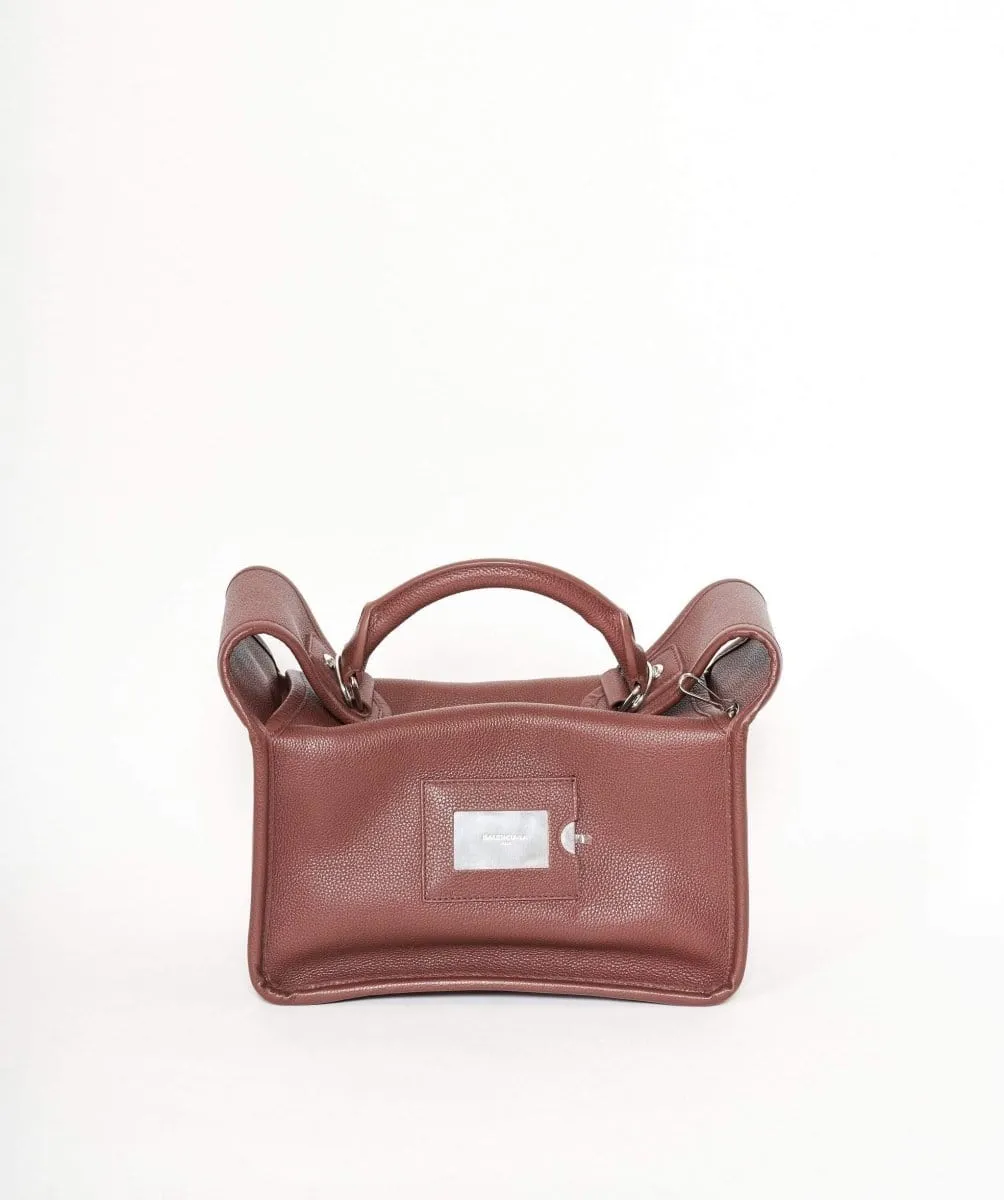 Balenciaga Burgundy Top Handle Bag