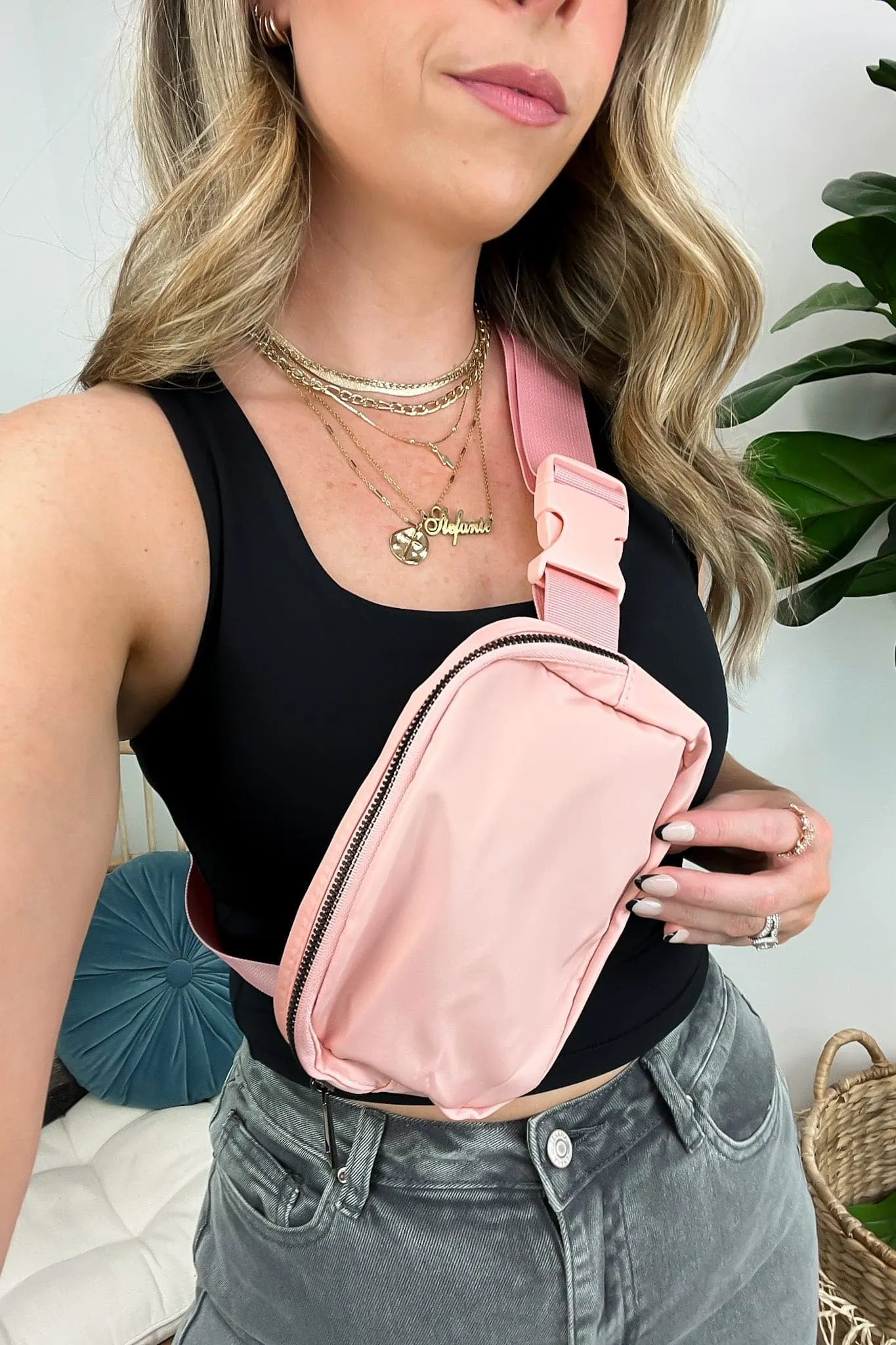 Be Right Back Nylon Belt Bag