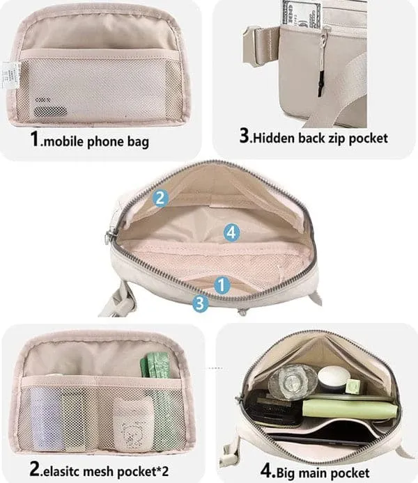 Be Right Back Nylon Belt Bag
