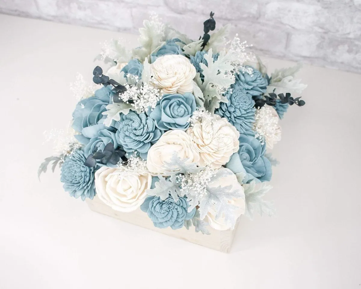 Beautiful Blues Centerpiece