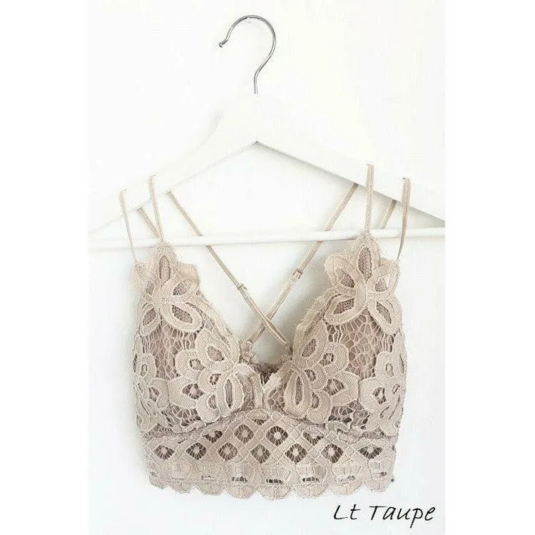 Beautiful Crochet Lace Bralette