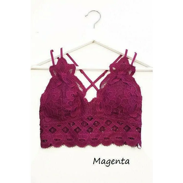 Beautiful Crochet Lace Bralette