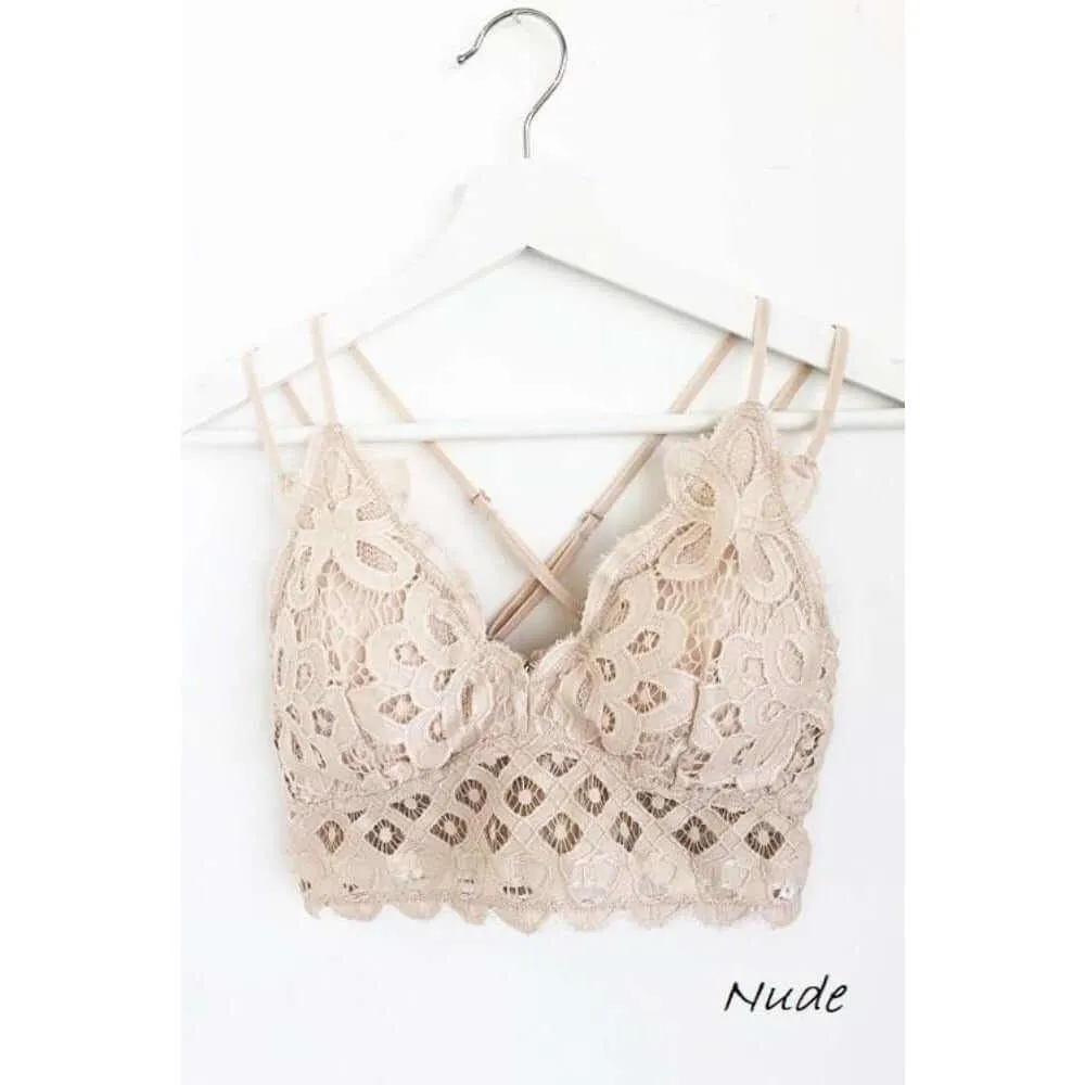 Beautiful Crochet Lace Bralette