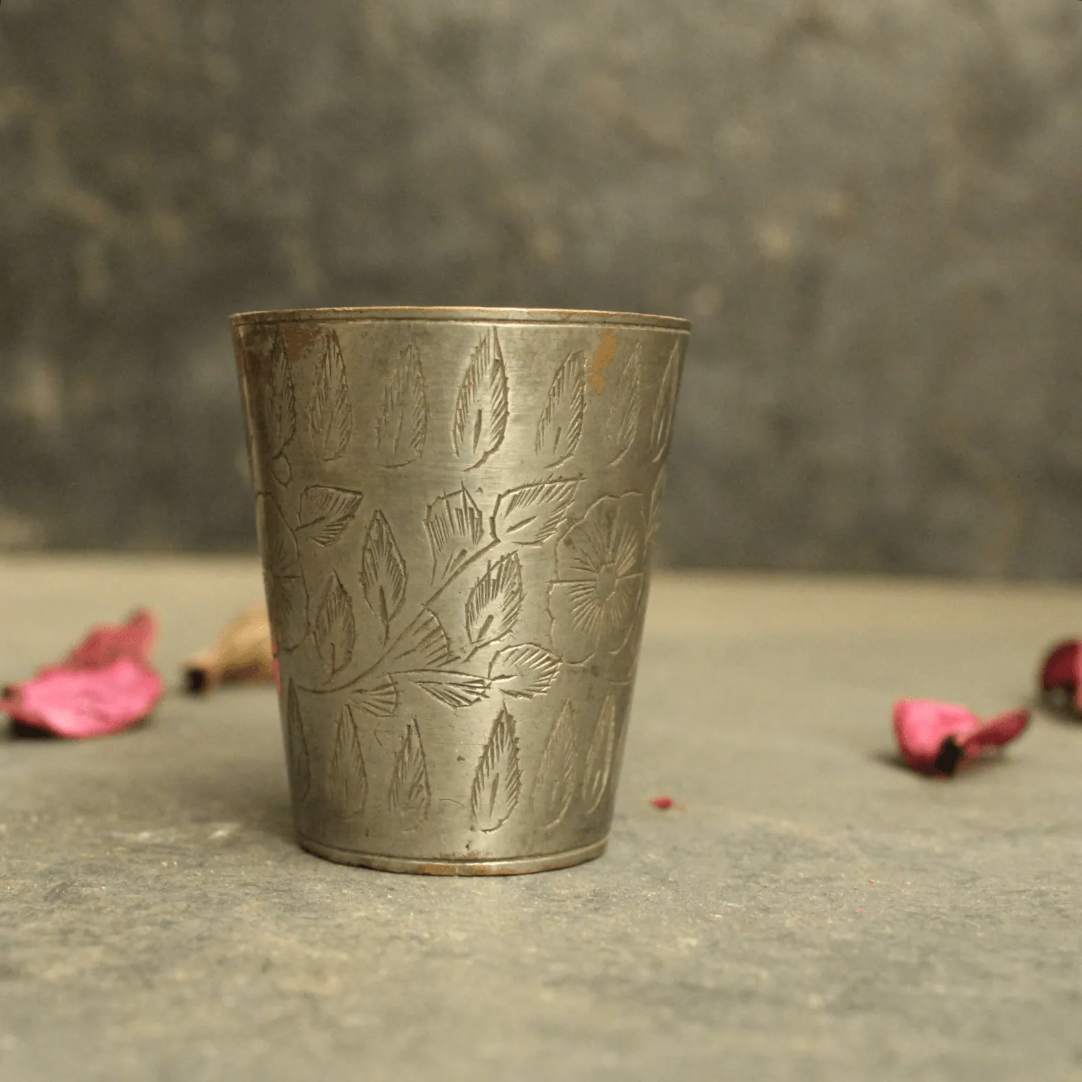 Beautiful Vintage Short Glass