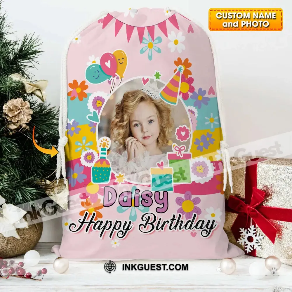 Birthday Party Bag Personalized Christmas String Bag