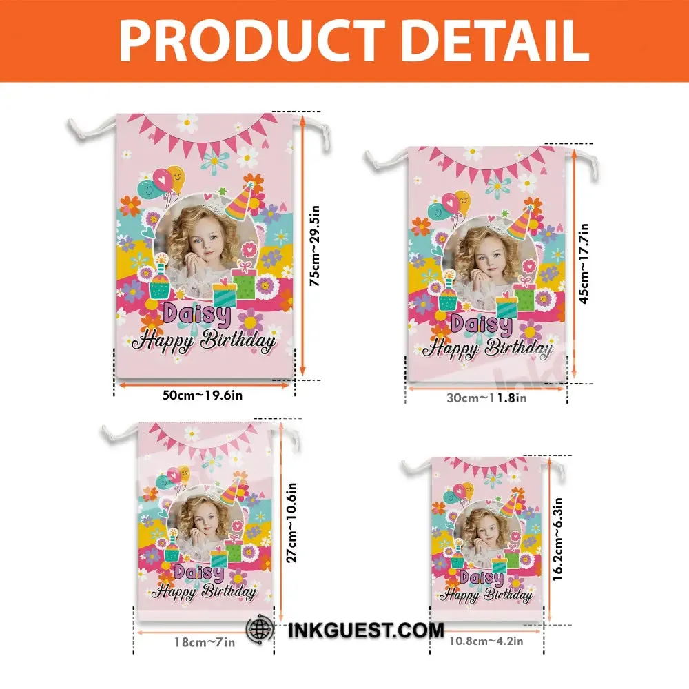 Birthday Party Bag Personalized Christmas String Bag