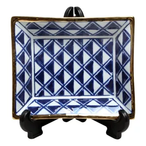 Blue and White Indo Dish