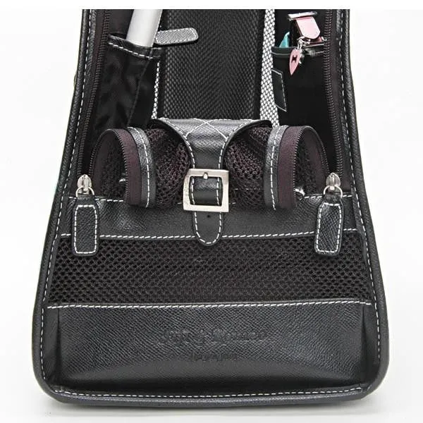 Blue Denim & Black Leather Carrier
