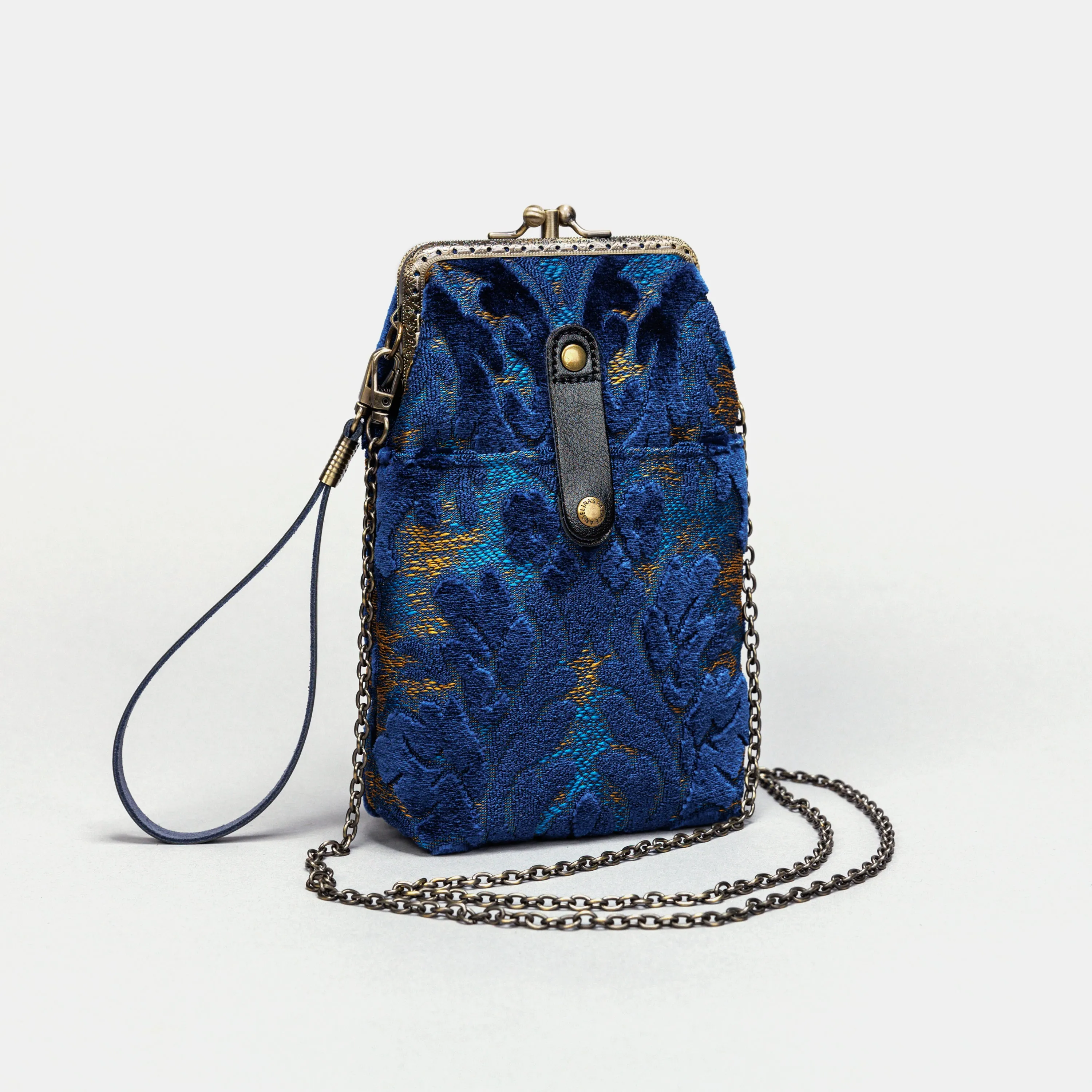 Burnout Velvet Navy Carpet Phone Case
