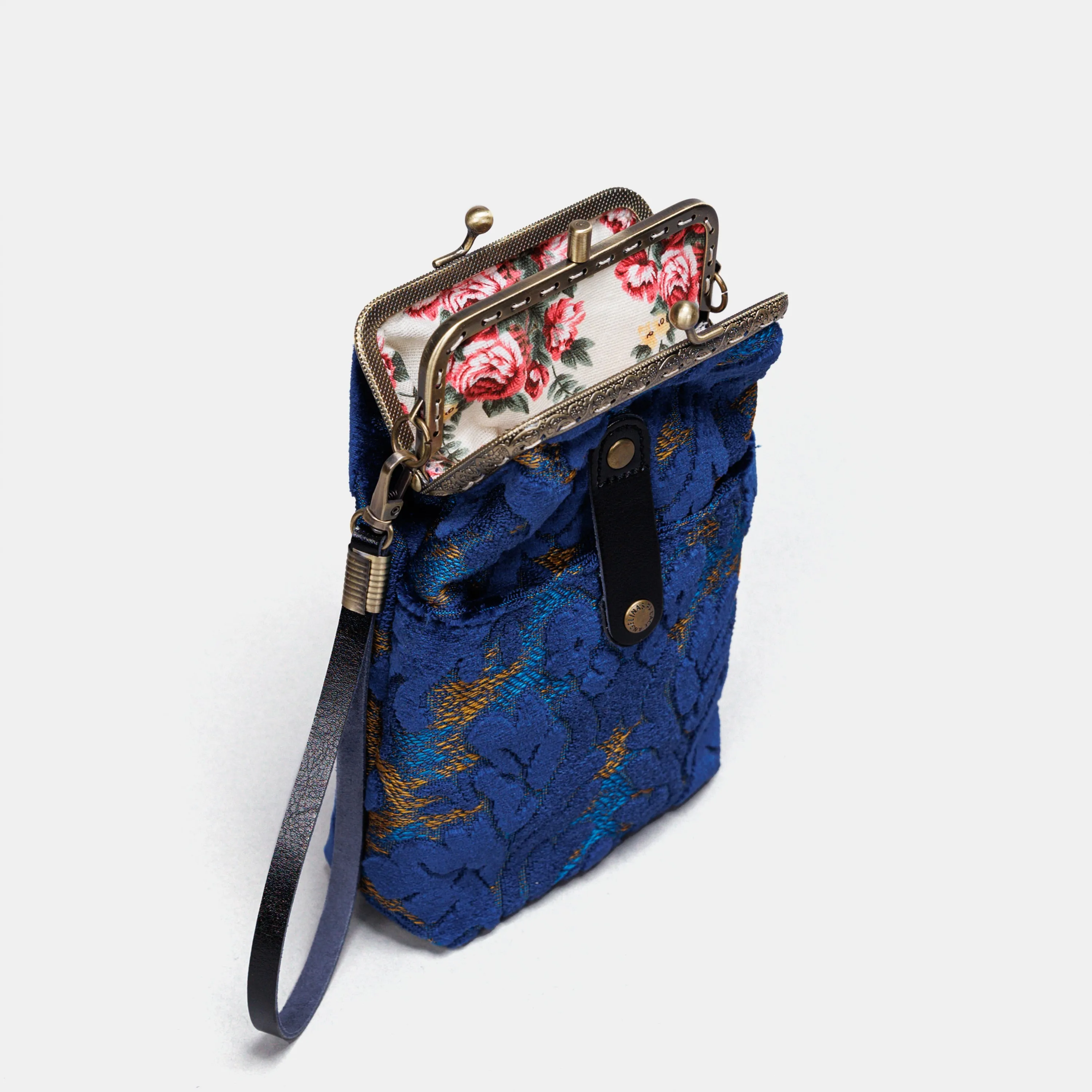 Burnout Velvet Navy Carpet Phone Case