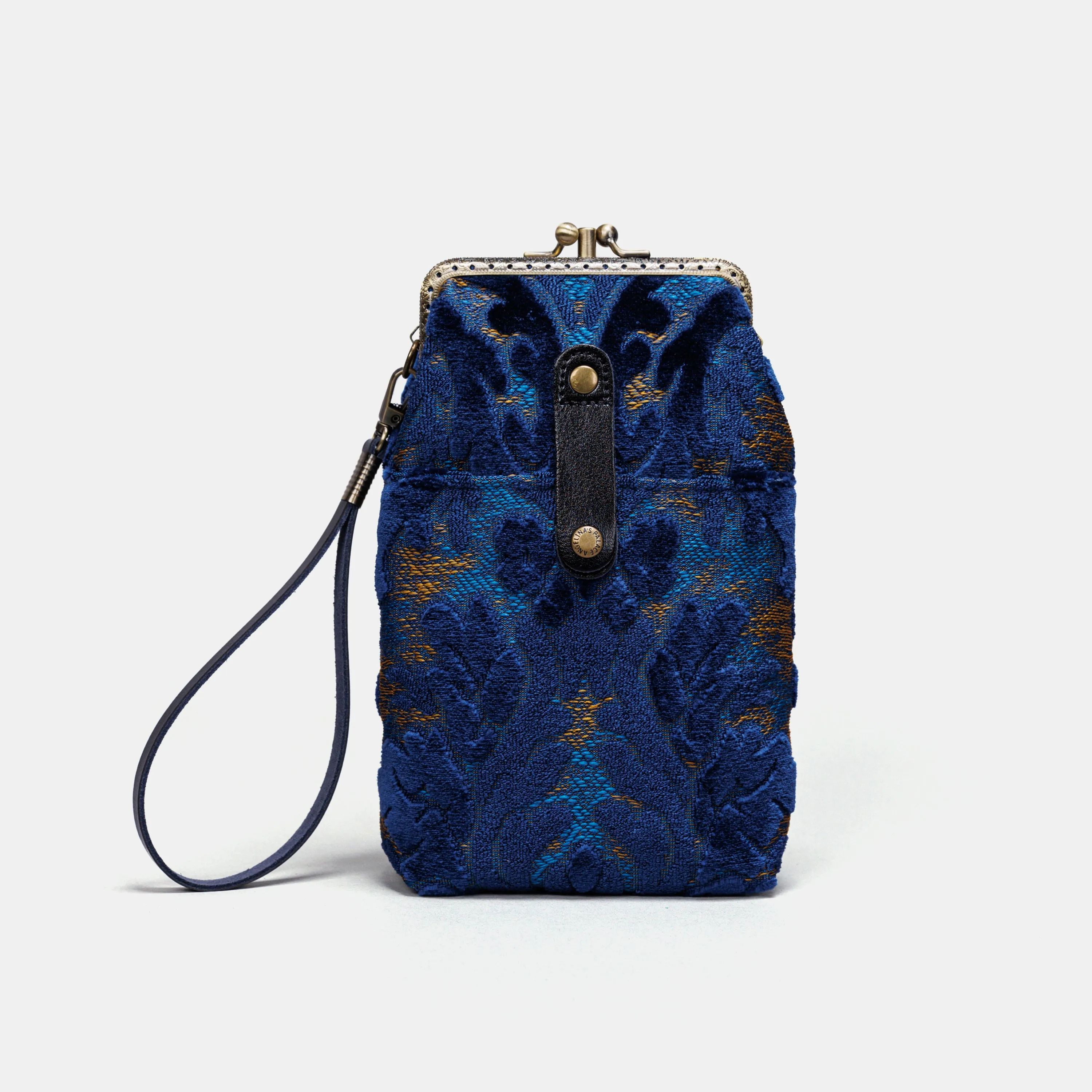Burnout Velvet Navy Carpet Phone Case