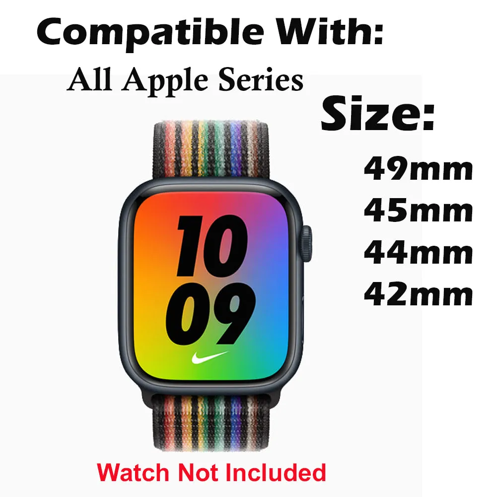 Buy Cellfather Apple Watch Colorful Nylon Band Strap - Soft, Breathable & Adjustable