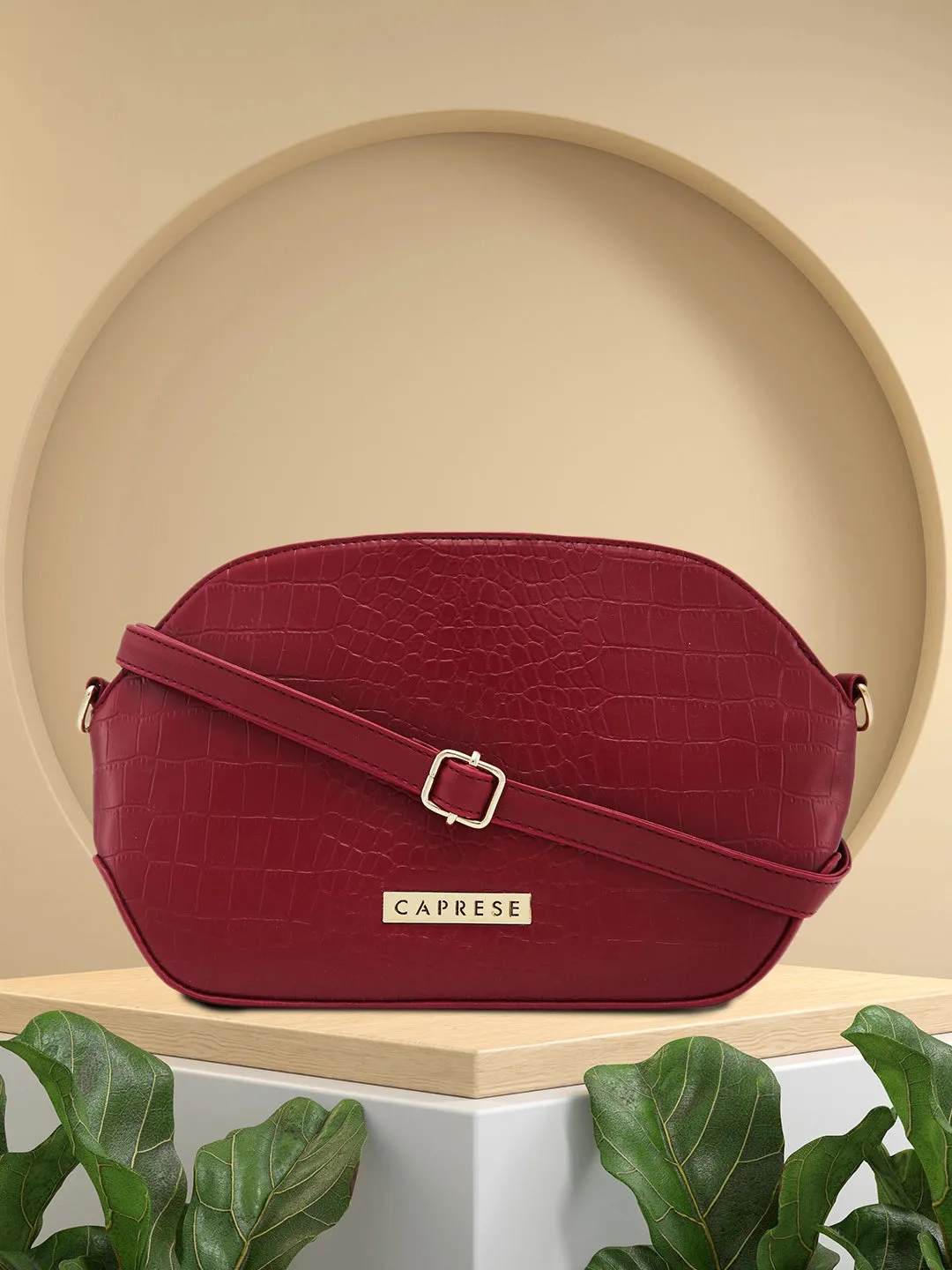 Caprese Flix Sling Small Maroon