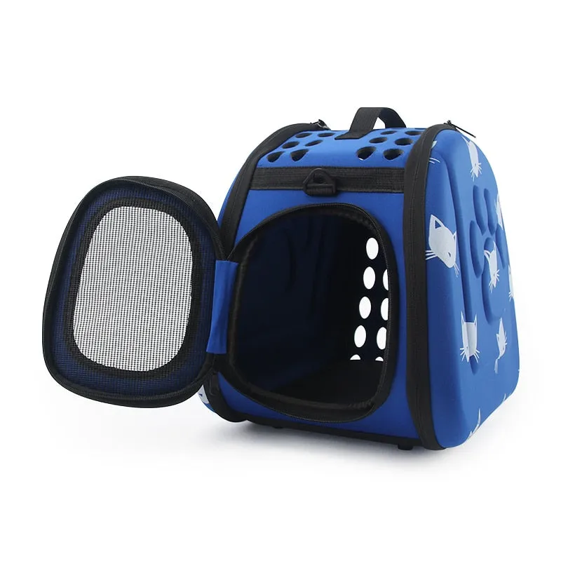 Cat Pattern Dog Cat Carrier Bag