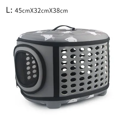 Cat Pattern Dog Cat Carrier Bag