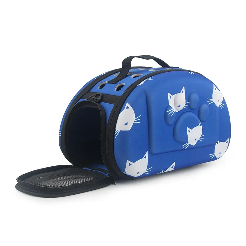 Cat Pattern Dog Cat Carrier Bag