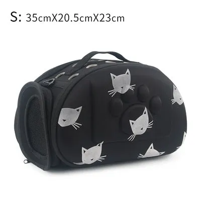 Cat Pattern Dog Cat Carrier Bag