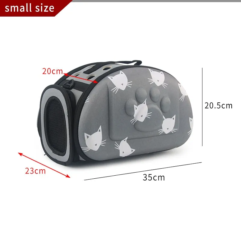 Cat Pattern Dog Cat Carrier Bag