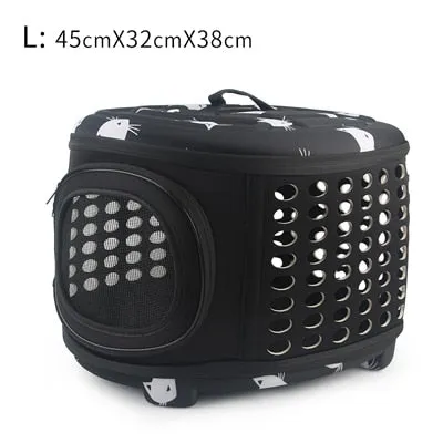 Cat Pattern Dog Cat Carrier Bag