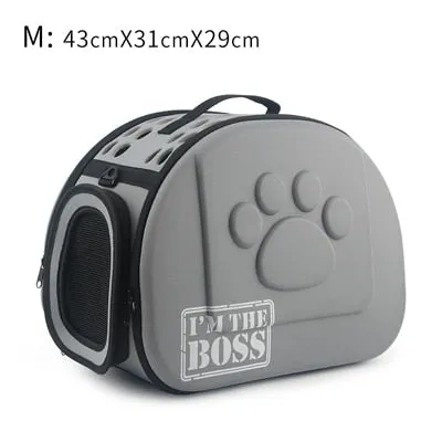 Cat Pattern Dog Cat Carrier Bag
