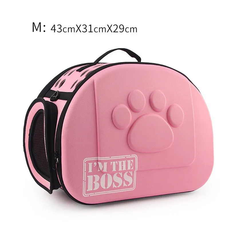Cat Pattern Dog Cat Carrier Bag