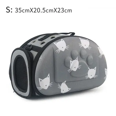 Cat Pattern Dog Cat Carrier Bag