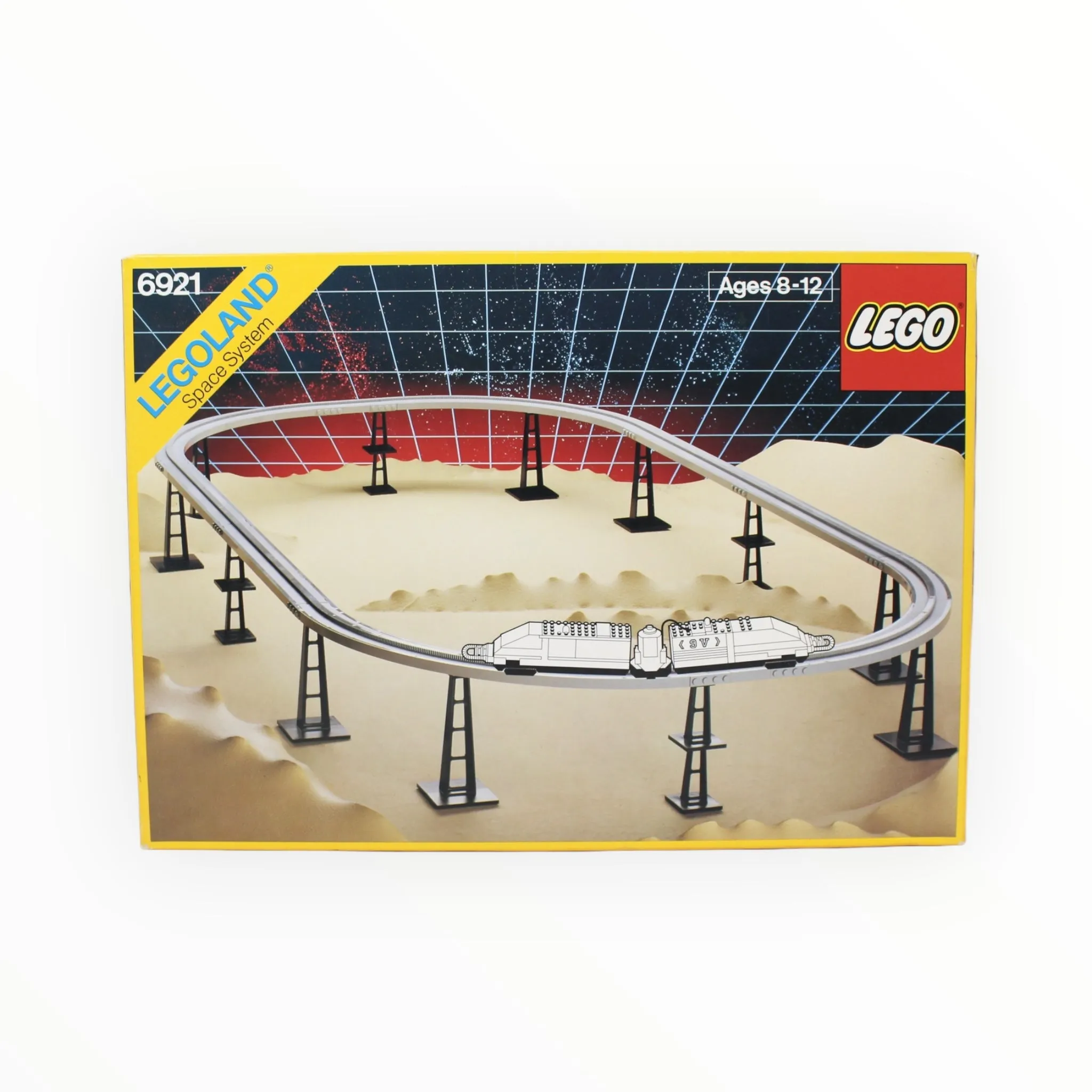 Certified Used Set 6921 Space Futuron Monorail Accessory Track
