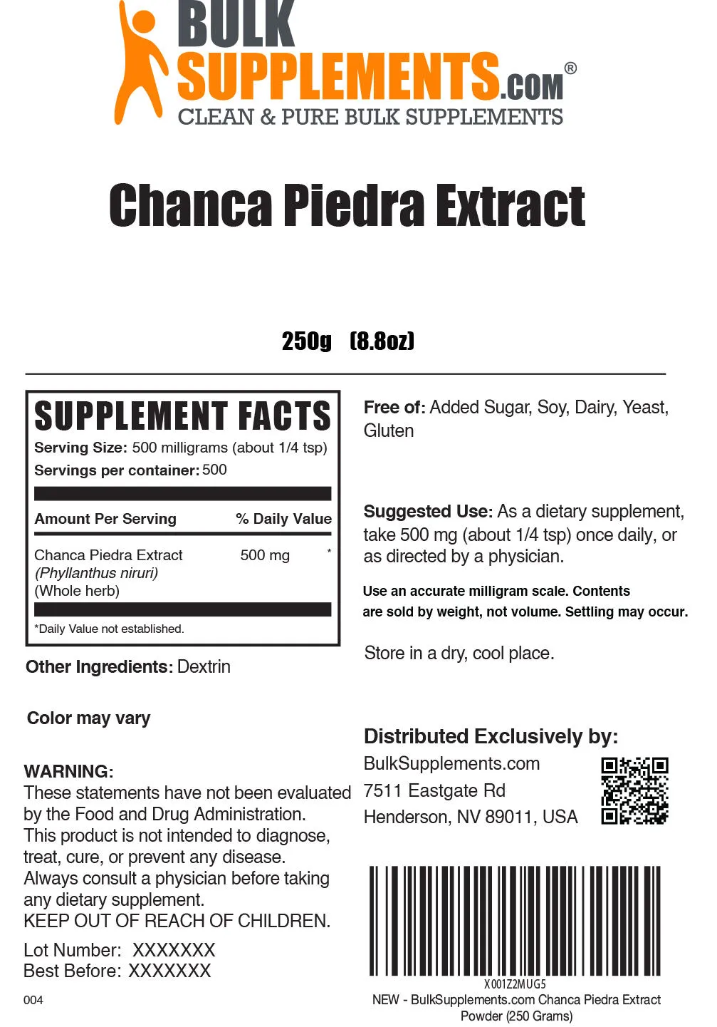 Chanca Piedra Extract Powder