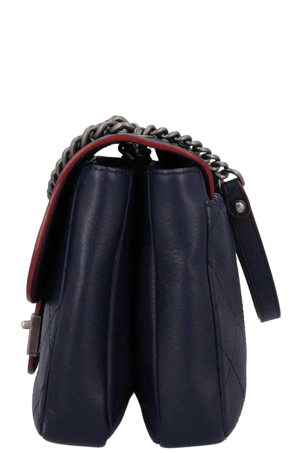 CHANEL 2018 Paris Greece Archi Chic Flap Bag Blue