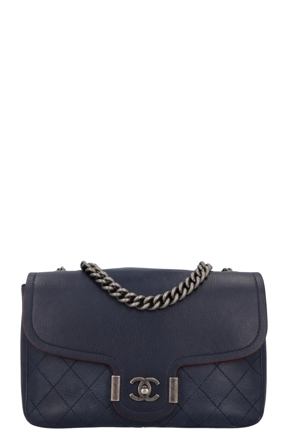 CHANEL 2018 Paris Greece Archi Chic Flap Bag Blue